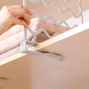 Creative Wardrobe Cabinet Partition Desktop Divider Storage Shelf (Grey)