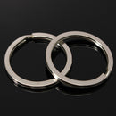 Useful Pocket 32mm Clasps Split Key Ring Keychain Chain Loop Stainless Steel