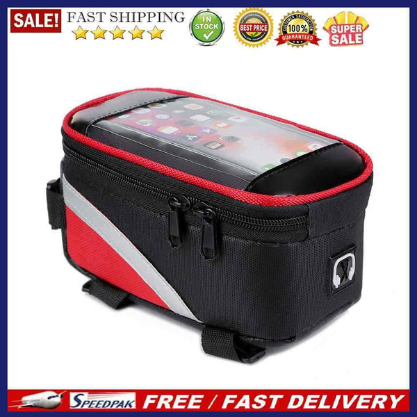 MTB Mountain Bike Bag Front Top Tube Mobile Phone Holder Cycling Bicycle Bags