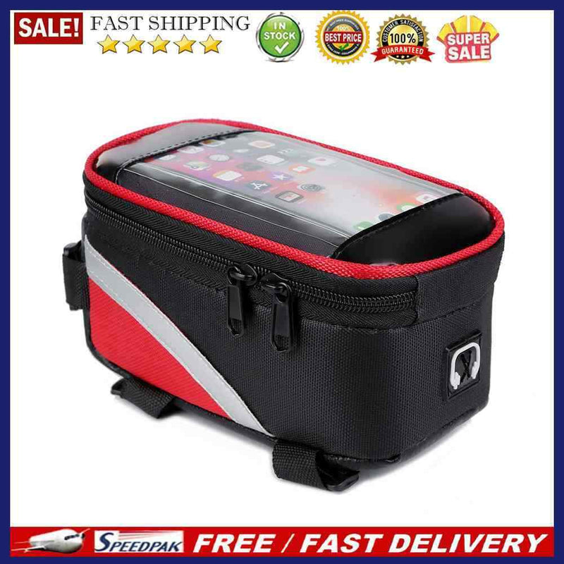 MTB Mountain Bike Bag Front Top Tube Mobile Phone Holder Cycling Bicycle Bags