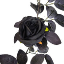 Halloween Rose Cane Vine Indoor Home Pendant Room Decor Black Decoration