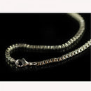 Mens Brave Fashion Gift Stainless Steel Pendant Cross Chain Necklace Crystal