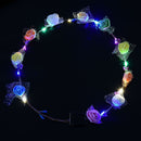 Party Decoration Halloween Crown Flower Light Up Headband Glowing LED Wreath