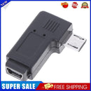 90 Degree Mini USB Female to Micro USB Male Date Transfer Adapter Connector