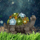 Tortoise Solar Lamp Outdoor Garden Ornaments Animals LED Decor Z5L8 Lamps F5T8