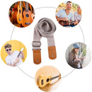 Guitar Strap Anti Slip Bass Ukulele Shoulder Belt Musical Parts (Grey) Newly