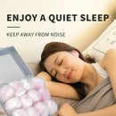 Soft Swimming Ear Plugs Sleeping Snoring Noise Reduction Wax Cotton Earplugs