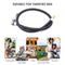 Motorcycle Bike Tyre Inflator Hose Air Pump Extension Tube Adapter (60cm) Newly