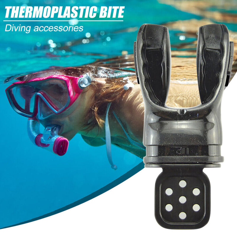 Universal Thermoplastic Scuba Snorkel Regulator Diving Mouthpiece Breathing T