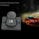 Dual USB 12V 3.1A Car Charger Adapter 2Port Power Sockets Charging Panel K7A6