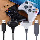 2pc Charging Cable for Xbox 360 Wireless Game Controller Joystick(Black)