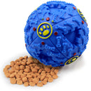 Dog Leaking Food Ball Colorful Strange Barking Pet Molar Puzzle Ball (Blue)