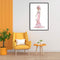 Lady in Pink Dress Oil Paint By Numbers DIY Frameless Drawing Picture Adults Kit