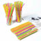 100 Pieces Colorful Jumbo Straws Straw Milkshake Smoothie N4J4 Drinks T7N0
