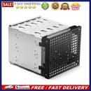 DIY Hard Drive Cage Rack 5.25 inch to 5x 3.5inch Bracket with 12cm Fan Space