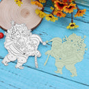 Domybest Christmas Punch Stencils Stencils for Scrapbook Embossing DIY Photo Album