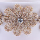 Baby Infant Girls Beautiful Linen Sunflower Headband Stretchable Hairband