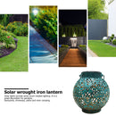 Solar Hanging Lantern for Outside, Waterproof, LED Light Lamp, Retro Decorative