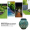 Solar Hanging Lantern for Outside, Waterproof, LED Light Lamp, Retro Decorative