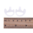 Soft Ear Bud for Covert Acoustic Tube Earpiece for Two-way Radio(White M) Newly