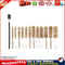 12pcs Electric Impact Drill Hex Shank Brush Car Paint Wire Cleaner (Brass) Newly