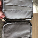 4 Grid Smart Watch Strap Storage Bag Travel Watchband Charging Cable Organizer