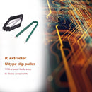 2pcs DIY Kit Parts Protection IC Extractor CPU Puller PLCC Puller Clips Newly