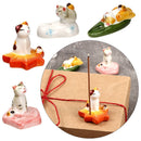 Cartoon Cat Home Decoration Ceramic Incense Burners Incense Plug Incense Holder