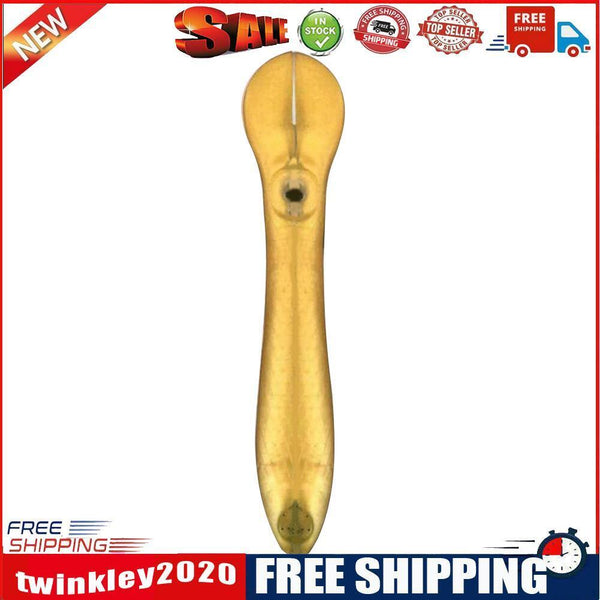 Silicone Bait Fishing Bass Pike Lure Artificial Pesca Tackle (Black Yellow)