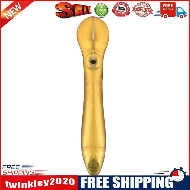 Silicone Bait Fishing Bass Pike Lure Artificial Pesca Tackle (Black Yellow)