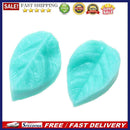 Silicone Mold Flower Leaf DIY Fondant Cake Mould Tools (Rose Leaves S)