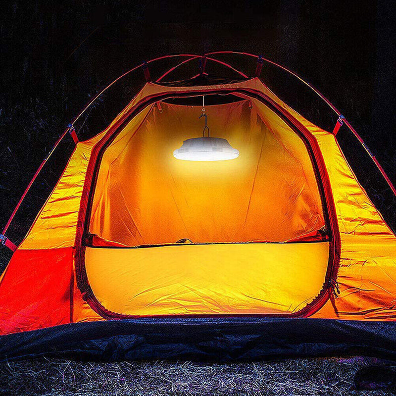 Solar Night Light Lantern Outdoor Camp Rechargeable Home Lamp Kit USB Portable