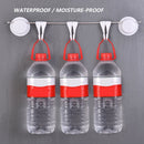 Movable Punch-free Tableware Rack Wall Hanger Single Rod Hook Storage Shelf