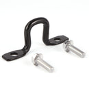 4pcs Pickup Truck Bed Steel Tie Down Anchors with 8 Bolts Universal (Black)