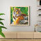 5D DIY diamond painting full circle diamond tiger w798