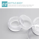 3g Empty Jewelry Bead Storage Box Small Round Sample Bottles Container Jars