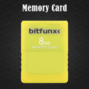 V1.966 Free McBoot 8MB Memory Cards for Sony PS2 Game Data Console (Yellow)