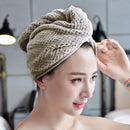 Microfiber Quick Drying Bath Towel Hair Dry Cap Women Girls Head Wrap Turban Hat