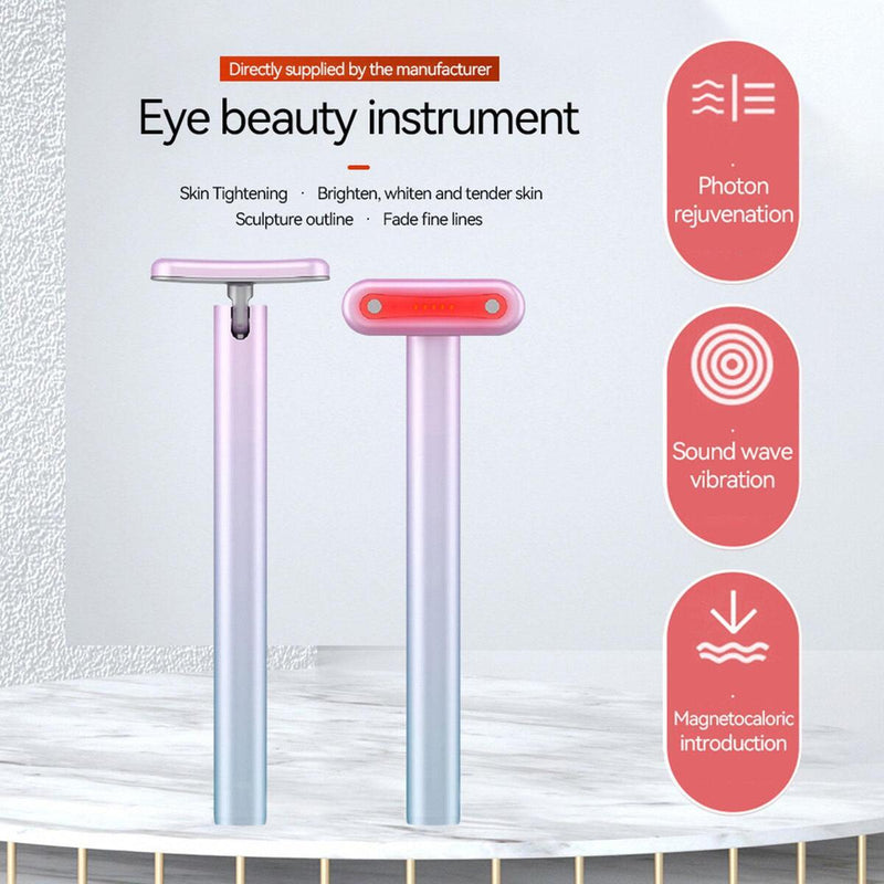 4-in-1-Gesichtspflege-Tool Rotlichttherapie für Gesicht, Hals, EMS-Mikrostrom.