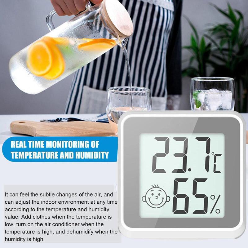 Mini Digital Thermometer Hygrometer Indoor Room Temperature Humidity Meter~