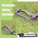 Upgraded Metal Oscillating Garden Sprinkler 18 Hose Copper Nozzles Rust-Proof`