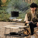 Outdoor Detachable Folding Camping Ultra-Light Barbecue BBQ Grill (Set) Newly