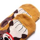 Casual Women Funny Art Cotton Ankle Socks Short Hosiery Cartoon Dog Pattern