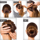 Women Girls Hair Styling  Tools Bun Maker Hair Ring Magic Donut Shaper
