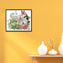 Stamped Cross Stitch Spring Kitties 2-Strand 14CT Embroidery DIY Set (D376)