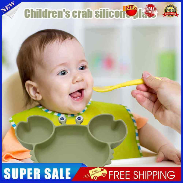 #A Cartoon Children Baby Dishes Non-slip Dining Plate for Kindergartens Nurserie