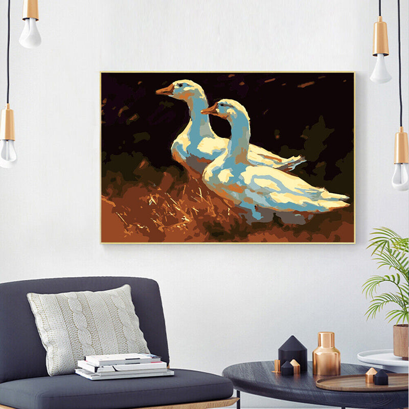 Oil Paint Animal By Numbers Coloring Picture Digital