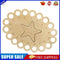 3pcs Wooden Carved Cross Stitch Thread Board(Starfish)