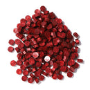 100pcs Octagon Red Seal Wax Beads Stamp Beaded for Letter (Fire Red) Newly