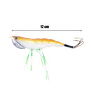 Luminous Wood Shrimp Simulation Fishing Lure 12cm 17.2g Artificial Bait (3)
